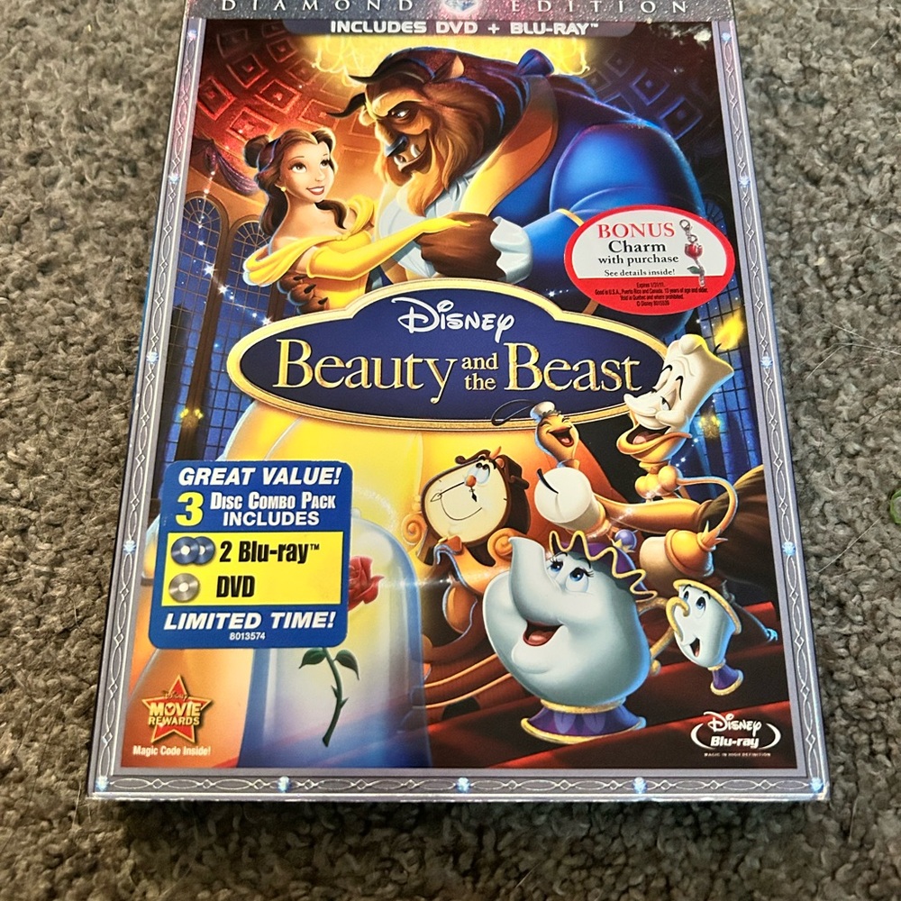 Disney Beauty and the Beast Diamond Edition - Silver and Blue